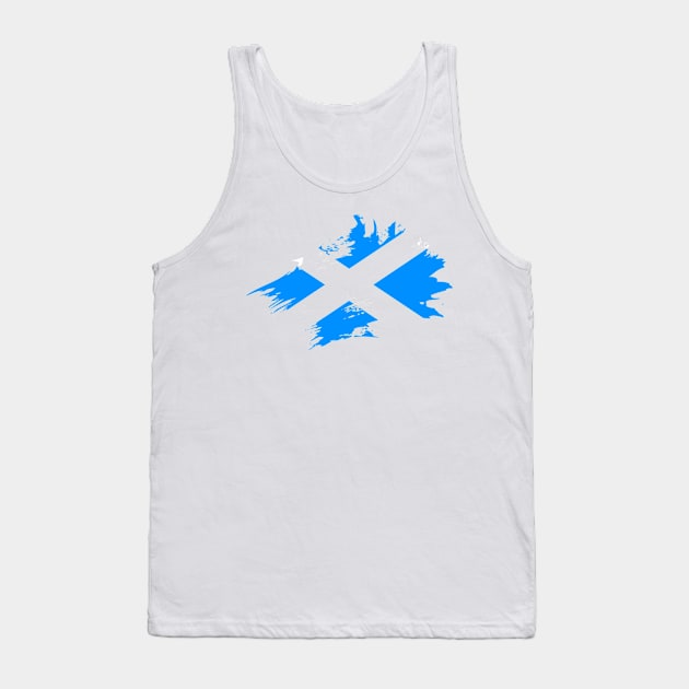 Scottish flag Tank Top by SunnyOak